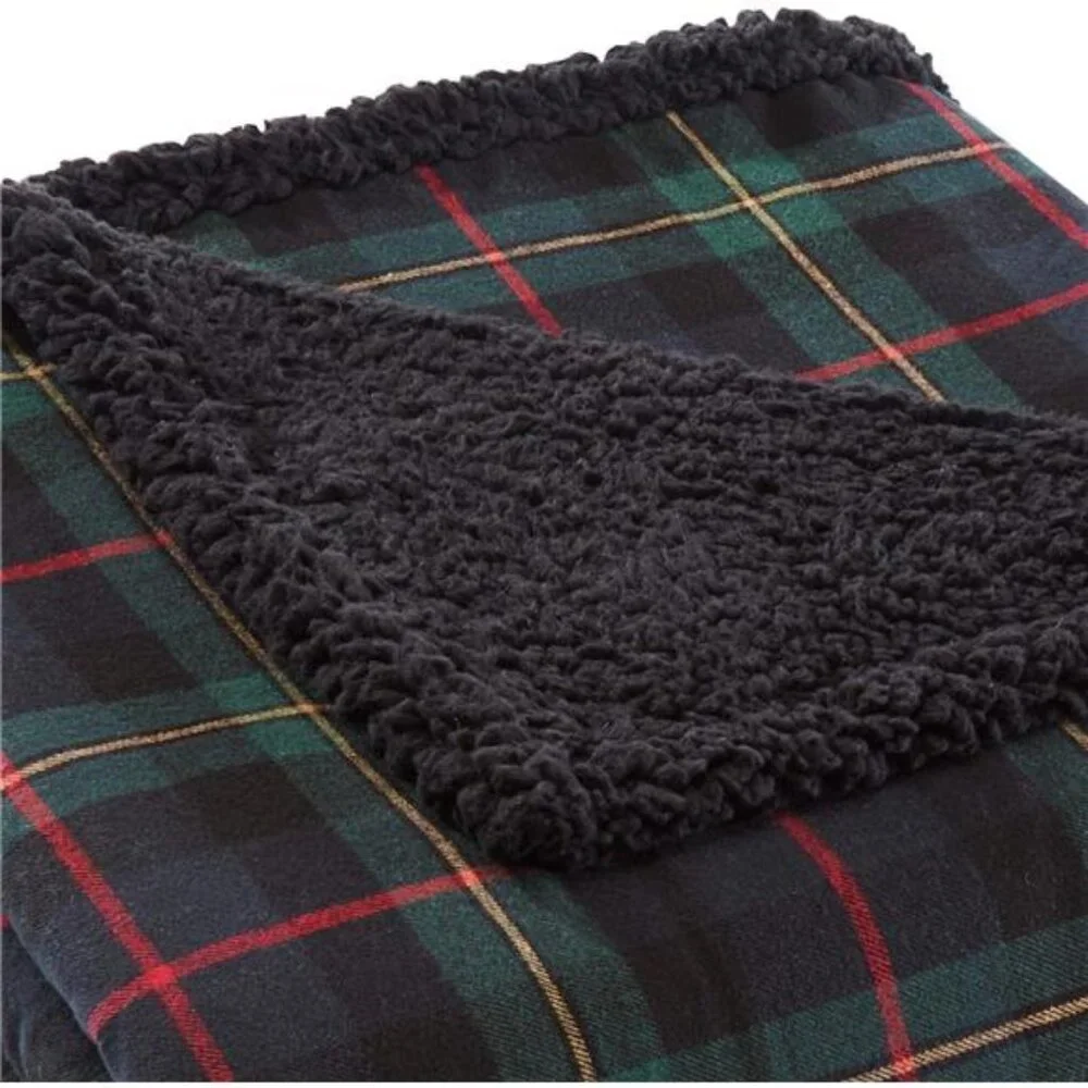 Blanket, Super Soft Reversible Sherpa & Brushed Fleece Bedding, Throw Blankets